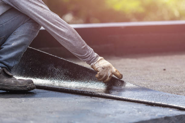 Professional Emergency Waterproofing technician working in Maineville, OH